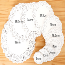소담포장 원형 도일리 페이퍼 10종 [200매], 3.5in-지름9cm