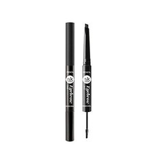 NICKA K Eyebrow Duo Pencil and Mascara - Black, 1개
