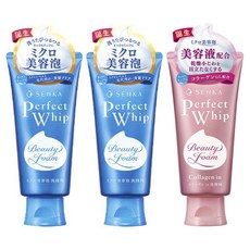 센카 퍼펙트 휩 페이셜 워시 120g 2개 + 퍼펙트 휩 콜라겐 인 120g 1개, 1세트