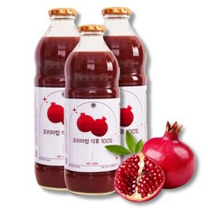 Torganic 석류즙 NFC 착즙 원액 100% 터키산 석류주스 석류원액 1000ml, 1L, 3개