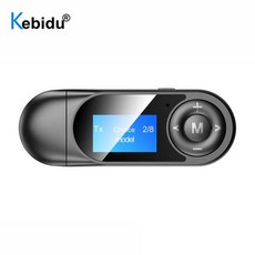 3.5 AUX 블루투스 5.0 어댑터 무선 LCD 디스플레이 USB 블루투스 수신기 PC, 상세내용참조