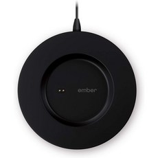 엠버 충전 코스터 2 온도 조절 스마트 머그컵 블랙과 함께 사용할 수 있는 무선 기능, Black