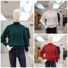 르샵 DB_ 르샵 반넥큰골지니트티셔츠 (LKCKP6527DB)