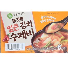 코스트코 이가자연면 쫄깃한 얼큰 김치 수제비 187g X 6입 간편조리 이가자연면 하늘담아, 6개