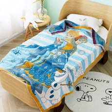 여름겨울왕국순면이불