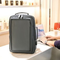 남자가죽백팩 vc*a_#/ 한땀 한땀 USB 포트 메쉬 방수 고급 직장인 백팩 ^^@$4371W/ 직장인백팩