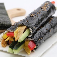 방자네 두번 구운 김밥용 김 완도김, 100장, 1개