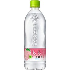 이로하스 복숭아 물 워터 모모 맛 540ml 24개 대용량 일본 음료