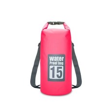 138792 PVC 방수 스토리지 드라이 백 카누 카약 래프팅 수영 여행 키트 색 배낭 5L/10L/15L/20L, pink 15L, 1개