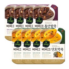 비비고 단호박죽 280g*4+통단팥죽 280g*4, 단일상품, 기타, 기타