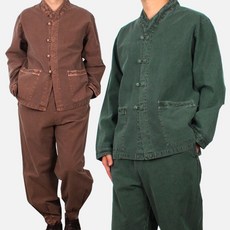 3계절 면20수 브이넥 저고리+바지 생활한복(개량한복)