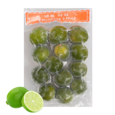 푸드야식품 냉동 라임 5kg, 1개, 1kg x 5봉 + 드라이아이스 6개