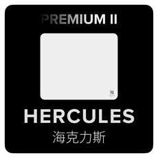 프리미엄2 허큘리스 Hercules QUAOAR 게이밍 마우스 패드, 화이트 소프트, 1개