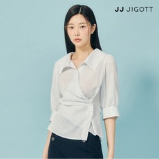 JJ지고트 칼라 포인트 랩 블라우스 GP4A0BL301