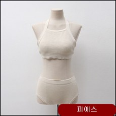 -제인 니트 비키니- 여성수영복 홀터넥비키니 럭셔리비키니 수영 비키니투피스 fwkn FREE 벽돌(Brick red)