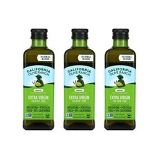 California Olive Ranch 글로벌 블랜드 엑스트라 버진 올리브 오일 미디엄 500ml x 3ea