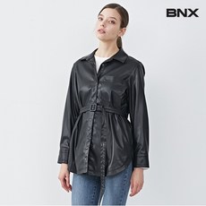 BNX 카라넥 레더 벨트 포켓 자켓 (BS3JK023L0)