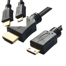 라타 미니 HDMI 케이블 3M 듀얼모니터선