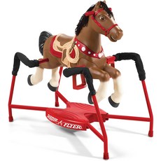 Radio Flyer Champion Interactive Horse Ride On Tan-B01HT9DZ4M, Chestnut Plush / one size