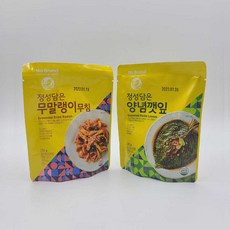 노브랜드 정성 담은 (무말랭이 무침+양념깻잎), 1개