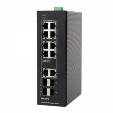 NEXTU NEXT-3122MDTL2-25G L2 10포트 기가 2.5G 산업용 서지보호 스위치허브