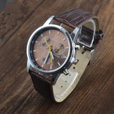 [해외] M1345055186U72 남성 가죽 손목시계 밴드폭 20mm 끈길이 23cm 다이얼창소재 유리