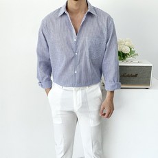 남자시어서커셔츠