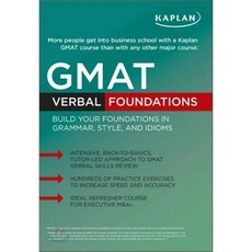 GMAT Verbal Foundations:, Kaplan