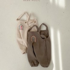 [베이비옷]레인보우슈트 봄 신생아슈트 6개월아기옷 돌아기