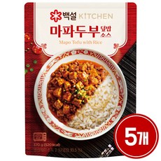 백설 덮밥 소스 6종 /골라담기, 마파두부, 5개, 180g