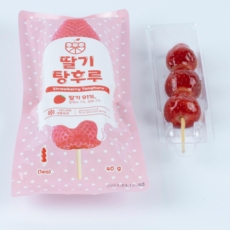 달콤함의 끝판왕 아이스 딸기 탕후루, 20개, 40g