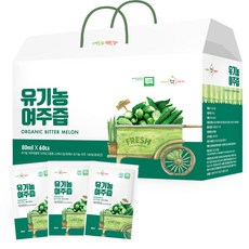 유기농마루 20년 유기농 햇 여주즙 1박스, 80ml x 60팩