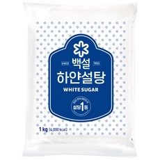 백설 하얀설탕, 1kg, 8개