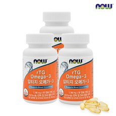 나우푸드 알티지 오메가3 90캡슐 3병 9개월분, 3개, 90정