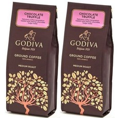 Godiva 고디바 초콜릿 트러플 그라운드 아라비카 커피 10oz(284g) 2개 Coffee Chocolate Truffle