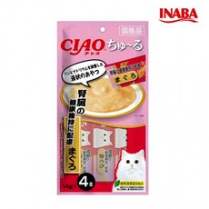 이나바 고양이 챠오츄르 간식 신장케어 참치 56g 12팩