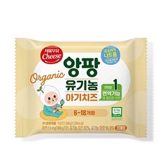 서울우유 앙팡 유기농 아기치즈 1단계 360g x 4팩 (총 80매) -, 4개