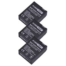 고프로 히어로 3 카메라용 배터리 충전기 1600mAh(613972), 3 Batteries, 03 3 Batteries, 3개