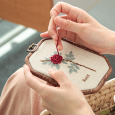 엉겅퀴프랑스자수