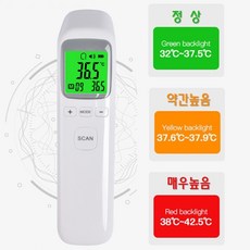 [특가]파하크X업소용 매장용 학교 병원 종교시설 휴대용 비접촉 비대면 적외선 손목 이마 온도체크기 발열측정기 온도계 다용도 웰닷 온도계