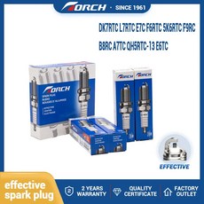 원래 토치 점화 플러그 촛불 교체 점화 시스템 모델 DK7RTC L7RTC E7C F6RTC 5K6RTC F9RC B8RC A7TC QH5RTC-13 E6TC, 9)L7RTC, 1개