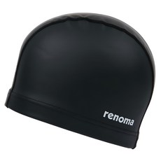 renoma 成人基本款PU泳帽 RO-RC2C500, 1個, 黑色