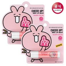 니니즈 치얼업 스카피 틴티드 립밤 4.1gx2개, 2개, 복숭아향