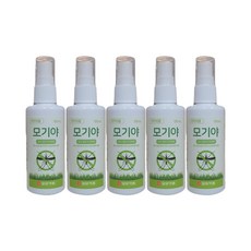 일양약품 모기야 100ml 5개 + em팩 모기 기피제 모스 천연 모기 퇴치제 만들기 모스키토 액 케스 가드