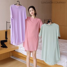 빅사이즈골지원피스잠옷