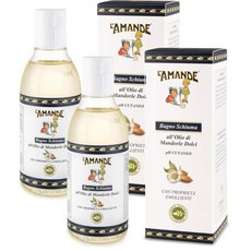 L'amande Bagno Schiuma 라만데 에센셜 오일 샤워젤 스위트 아몬드 오일 바디 워시 500ml 2팩