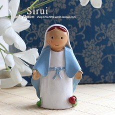 성모 마리아 천주교 성모상 아기예수님 성물 버전 처녀 버전 원죄없는 잉태 작은 장식