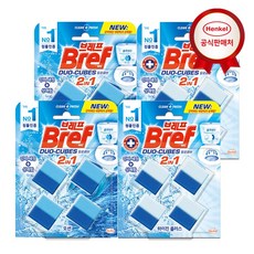 변기세정제 브레프 듀오큐브 4P x 4개