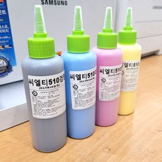 삼성 CLT-K404S CLT-C404S CLT-M404S CLT-Y404S 리필토너 충전토너 재생토너 파우더, 1개, 검정-35g