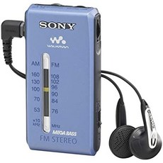 Sony SRF-S84 FM/AM Super Compact Radio Walkman with Sony MDR Fontopia Ear-Bud (Blue)